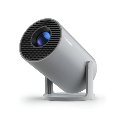 Proyector cinematográfico portátil en casa