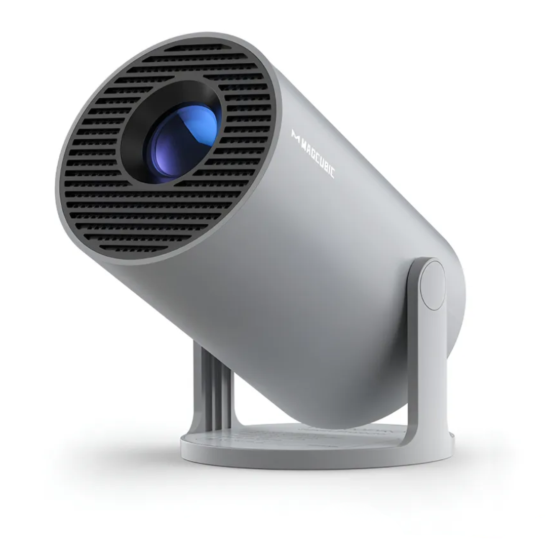 Proyector cinematográfico portátil en casa