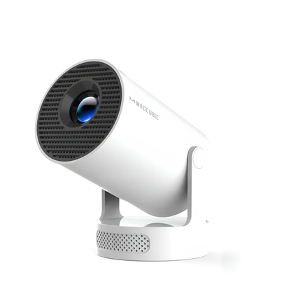 Proyector cinematográfico portátil en casa